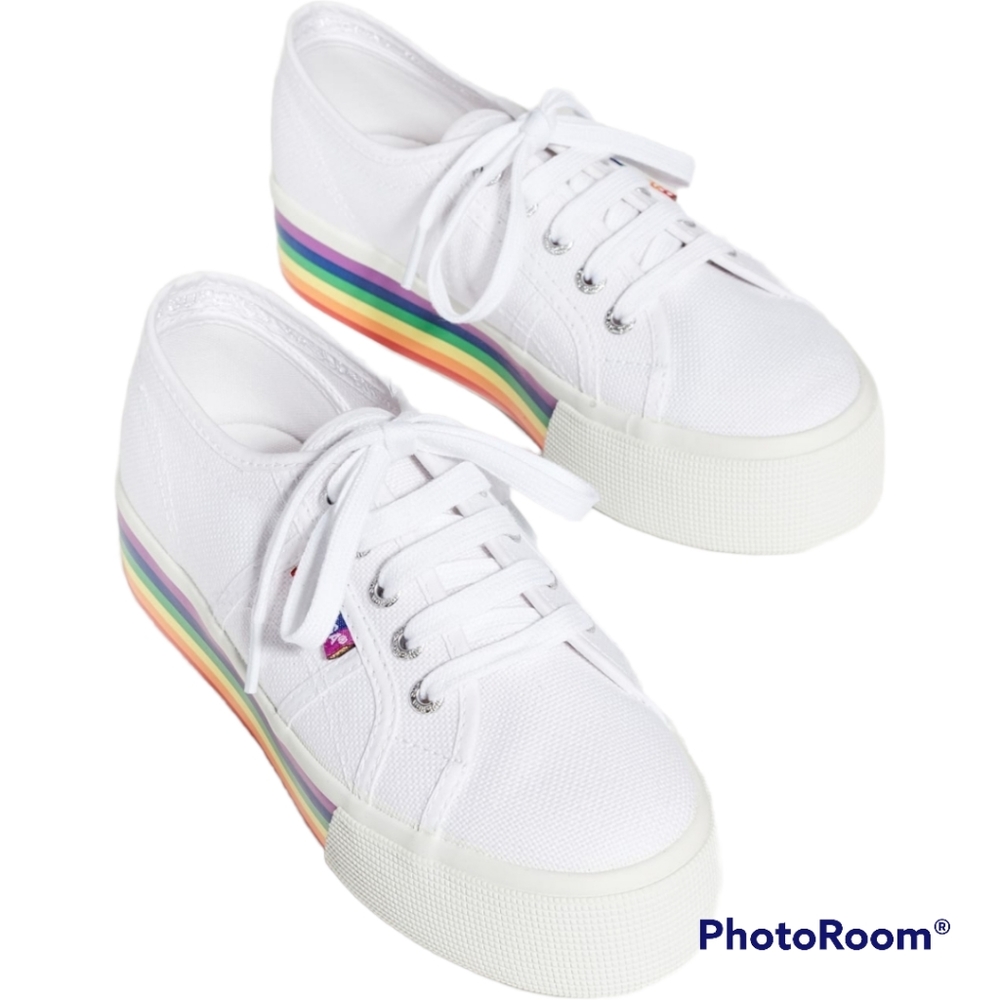 VS Pink Pride Set w/ Matching Superga Sneakers 🏳️‍🌈 - Picture 8 of 13